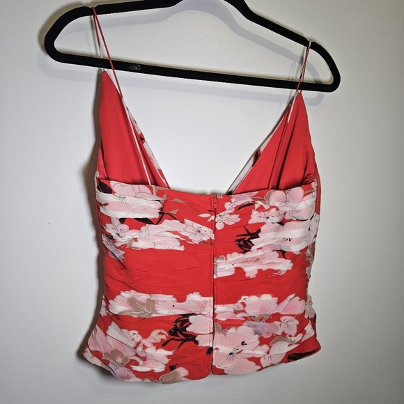 Kay Unger 100% Silk Corset Style Pleated Top - Picture 6 of 10